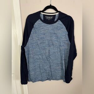Banana Republic Two-Tone Blue Long Sleeve Shirt